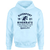Davenport River Rats - Iowa - Vintage Defunct Baseball Teams - Unisex Hoodie