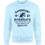 Davenport River Rats - Iowa - Vintage Defunct Baseball Teams - Unisex Sweatshirt
