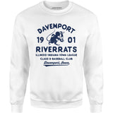 Davenport River Rats - Iowa - Vintage Defunct Baseball Teams - Unisex Sweatshirt
