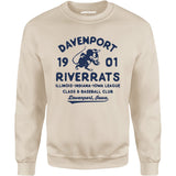 Davenport River Rats - Iowa - Vintage Defunct Baseball Teams - Unisex Sweatshirt