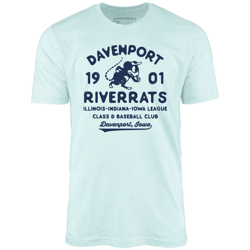 Davenport River Rats - Iowa - Vintage Defunct Baseball Teams - Unisex T-Shirt
