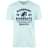Davenport River Rats - Iowa - Vintage Defunct Baseball Teams - Unisex T-Shirt