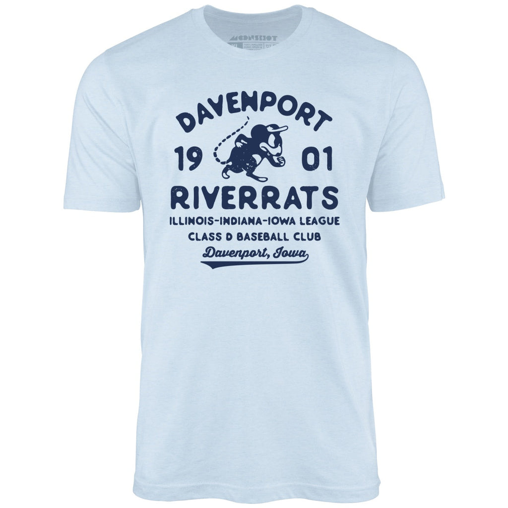 Davenport River Rats - Iowa - Vintage Defunct Baseball Teams - Unisex T-Shirt