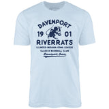 Davenport River Rats - Iowa - Vintage Defunct Baseball Teams - Unisex T-Shirt