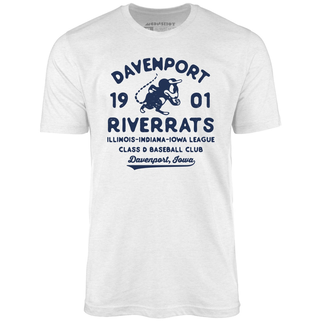 Davenport River Rats - Iowa - Vintage Defunct Baseball Teams - Unisex T-Shirt