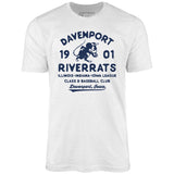Davenport River Rats - Iowa - Vintage Defunct Baseball Teams - Unisex T-Shirt