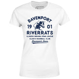 Davenport River Rats - Iowa - Vintage Defunct Baseball Teams - Women's T-Shirt