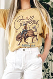 Cowboy Western Club Mineral Long Crop Top