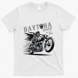 Daytona Beach Skeleton Rider Motorcycle Bike Week T-Shirt