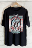 Long Live Cowgirls Flower Oversize Graphic Tshirts