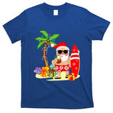 Decorated Christmas Palm Tree Tropical Xmas Coconut Lights Great Gift T-Shirt