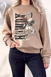 Howdy Cowboy Graphic Terry Sweatshirts