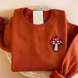 Mushroom Crewneck Sweatshirt, Cottagecore Sweatshirt Unisex T-shirt, Sweatshirt, Hoodie, Long Sleeve Tee