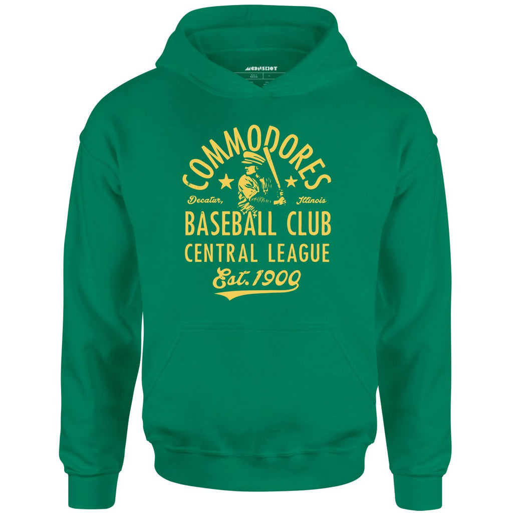 Decatur Commodores - Illinois - Vintage Defunct Baseball Teams - Unisex Hoodie