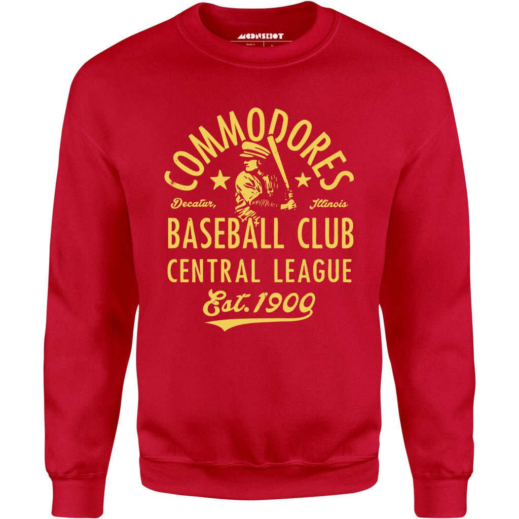 Decatur Commodores - Illinois - Vintage Defunct Baseball Teams - Unisex Sweatshirt