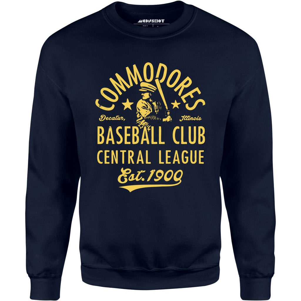 Decatur Commodores - Illinois - Vintage Defunct Baseball Teams - Unisex Sweatshirt