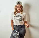 Raising Ballers Graphic T-Shirt - Oat Collective Design