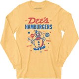 Dee's Hamburgers - Salt Lake City, UT - Vintage Restaurant - Long Sleeve T-Shirt