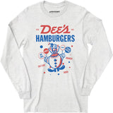 Dee's Hamburgers - Salt Lake City, UT - Vintage Restaurant - Long Sleeve T-Shirt