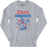 Dee's Hamburgers - Salt Lake City, UT - Vintage Restaurant - Long Sleeve T-Shirt