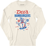 Dee's Hamburgers - Salt Lake City, UT - Vintage Restaurant - Long Sleeve T-Shirt