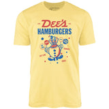 Dee's Hamburgers - Salt Lake City, UT - Vintage Restaurant - Unisex T-Shirt