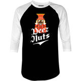 Deez Nuts Nutcracker - 3/4 Sleeve Raglan T-Shirt