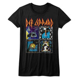 Def Leppard 80Salbums Womens T-Shirt