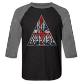 Def Leppard Britlogo Baseball Shirt