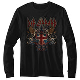Def Leppard Defcrest Long Sleeve Boyfriend Tee