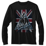 Def Leppard Jacked Up Long Sleeve Boyfriend Tee