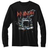 Def Leppard Onthroughttheglass Long Sleeve Boyfriend Tee