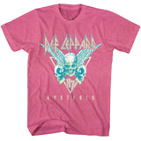 Def Leppard - Skulls 3 Tone Boyfriend Tee