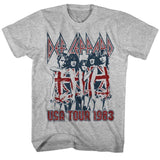 Def Leppard USA Tour 1983 Boyfriend Tee