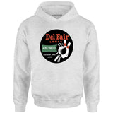 Del Fair Lanes - Cincinnati, OH - Vintage Bowling Alley - Unisex Hoodie
