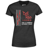 Del Rio Lanes - Downey, CA - Vintage Bowling Alley - Women's T-Shirt