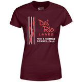 Del Rio Lanes - Downey, CA - Vintage Bowling Alley - Women's T-Shirt