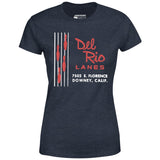 Del Rio Lanes - Downey, CA - Vintage Bowling Alley - Women's T-Shirt