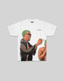 Dennis & Frank Big Face White Tee