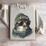 Seattle Football Mascot Vintage Crewneck Sweatshirt