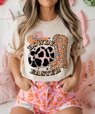 Howdy Easter with Boots - Cream or Baby Pink