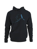 Alaska Map Art Print Men's Hoodie