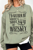 Shot of Tennessee Whiskey Graphic Brushed Sweatshirts
