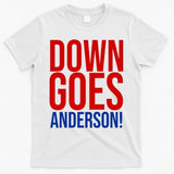 Down Goes Anderson Cleveland Vs Chicago Fight Baseball T-Shirt