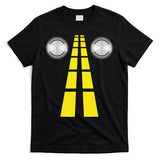Deer Headlights With Road Markings Couples Costume Halloween T-Shirt