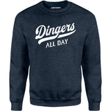 Dingers All Day - Unisex Sweatshirt