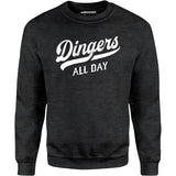 Dingers All Day - Unisex Sweatshirt