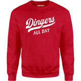 Dingers All Day - Unisex Sweatshirt