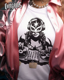 Luchadora DJ Art De La Calleâ„¢ T-Shirt