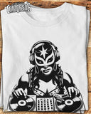 Luchadora DJ Art De La Calleâ„¢ T-Shirt